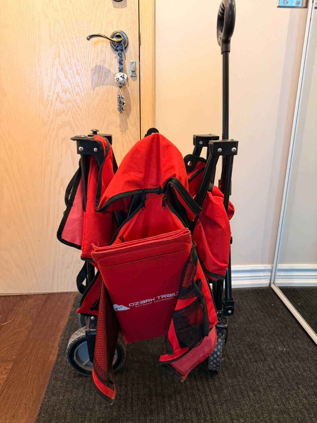 Ozark Trail Red Folding Wagon (Please read the description