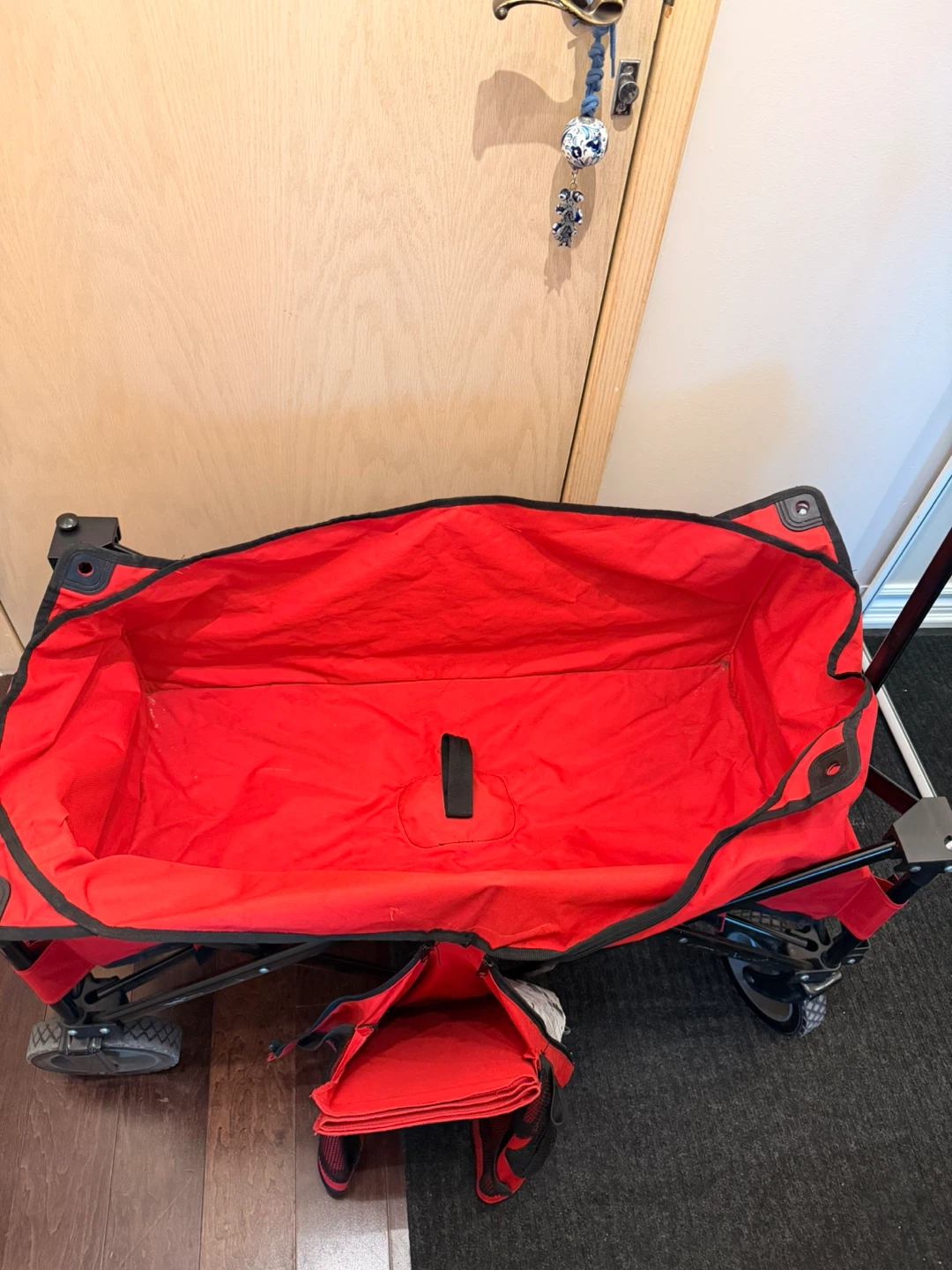 Ozark Trail Red Folding Wagon (Please read the description - photo 3