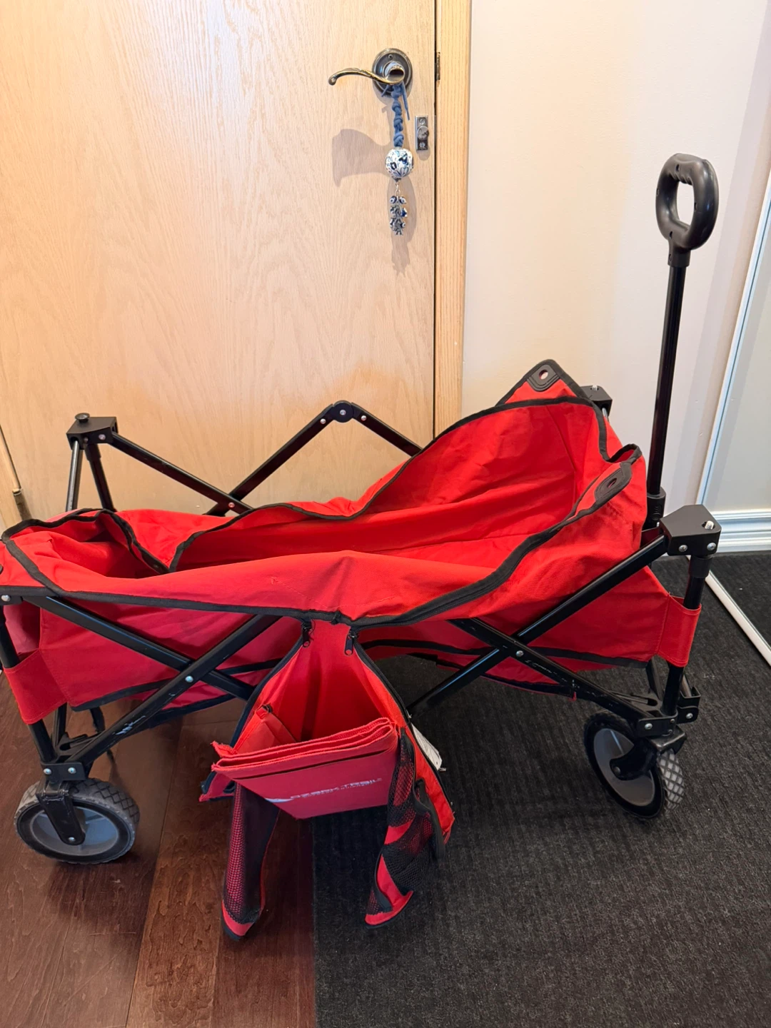 Ozark Trail Red Folding Wagon (Please read the description - photo 4