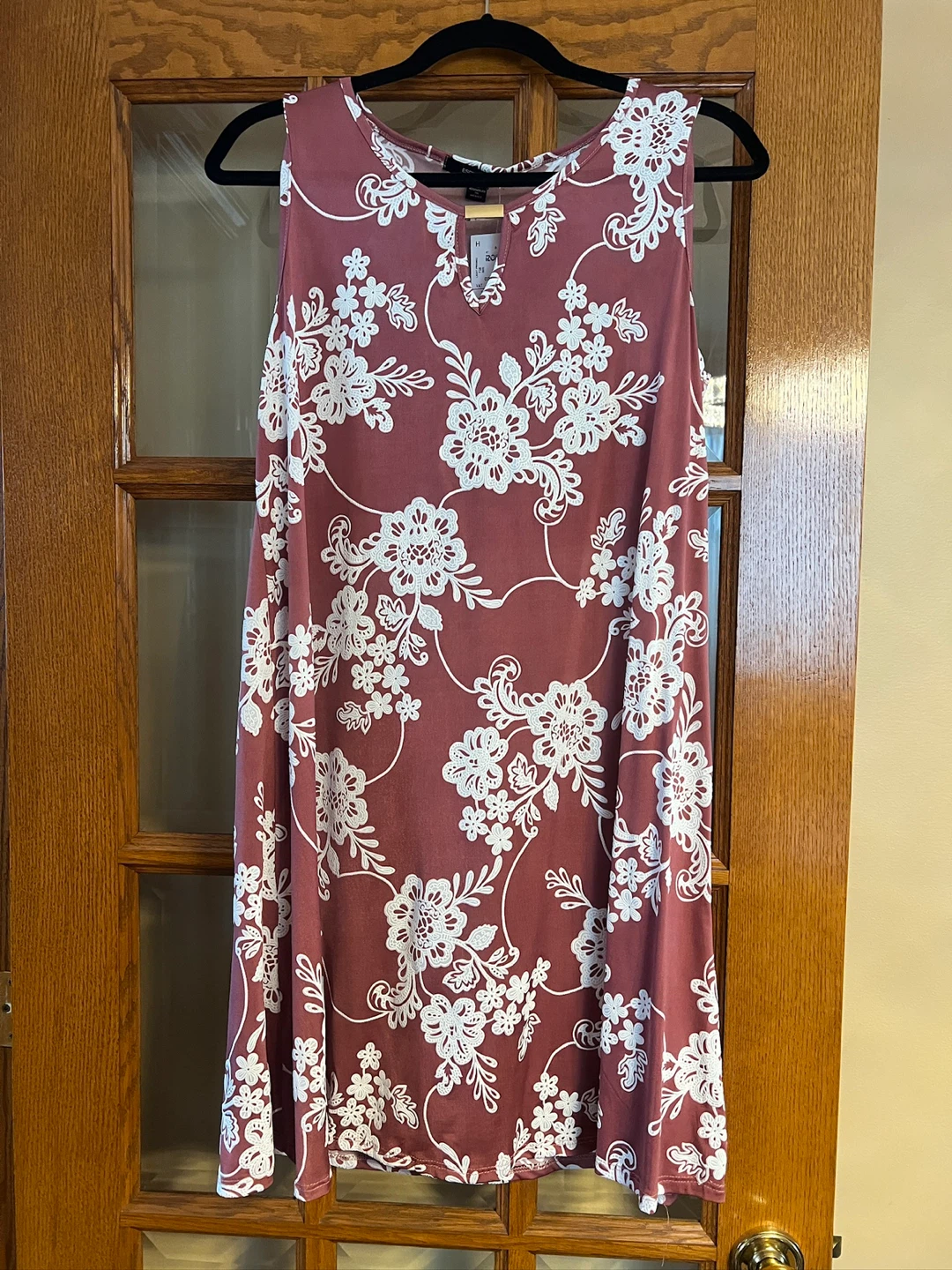 Espresso Women's Floral Print Sleeveless Dress