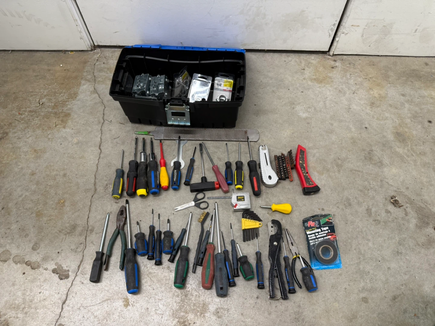 Assorted Hand Tools and Toolbox