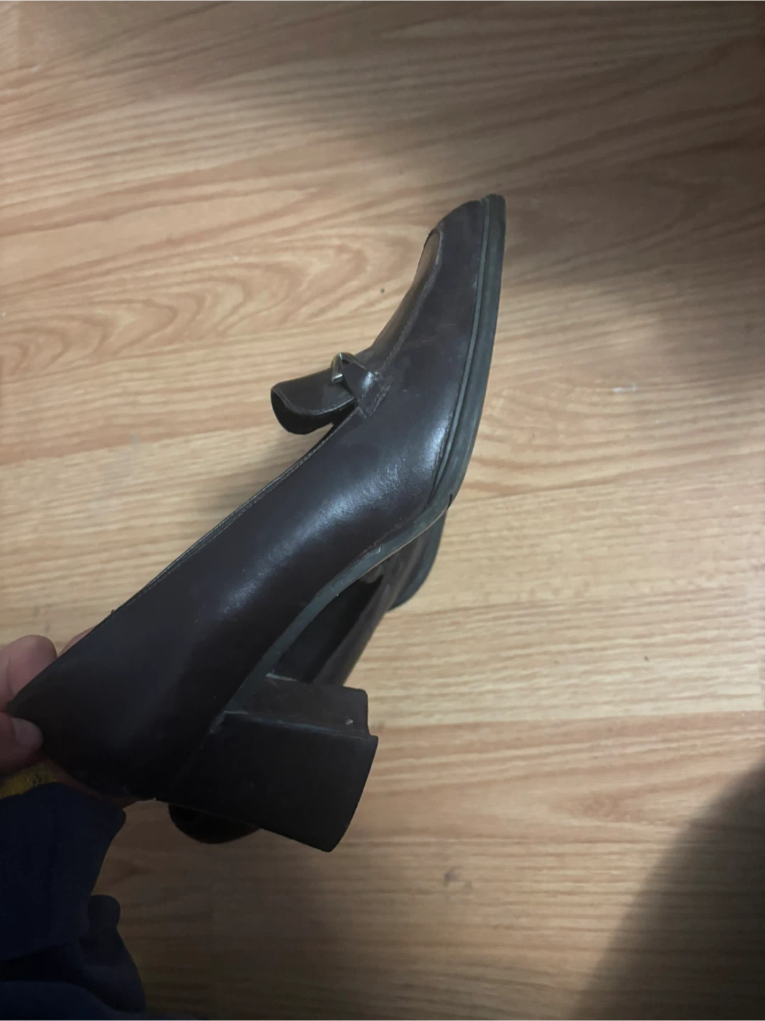 ALDO Vintage Women's Dark Brown Real Leather Loafers - Size 7.5 - photo 2
