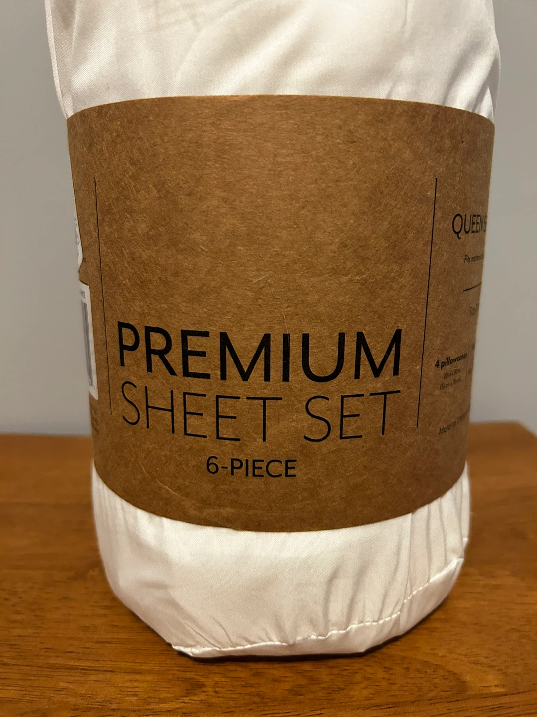 Premium Sheet Set - Queen, 6-Piece, White - photo 3