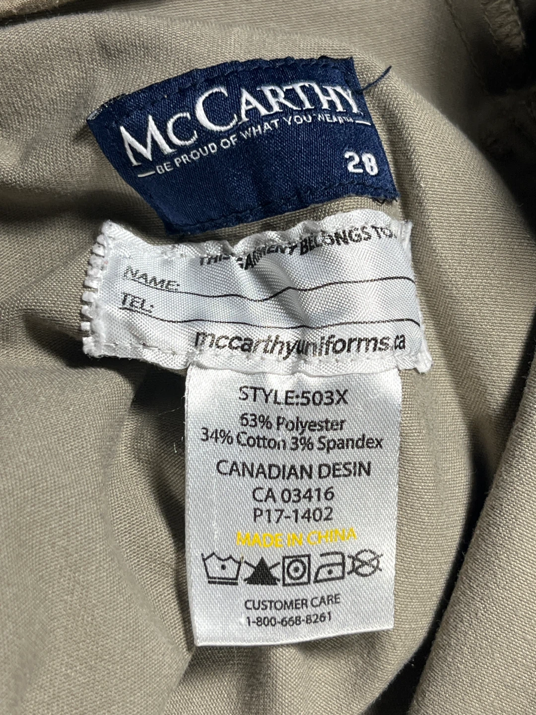 McCarthy pants size 28 - photo 2