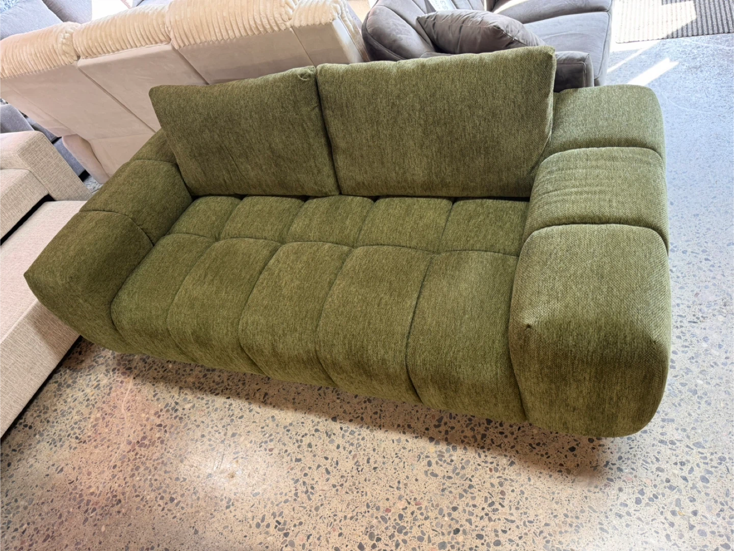 Olive Green Sofa - photo 2