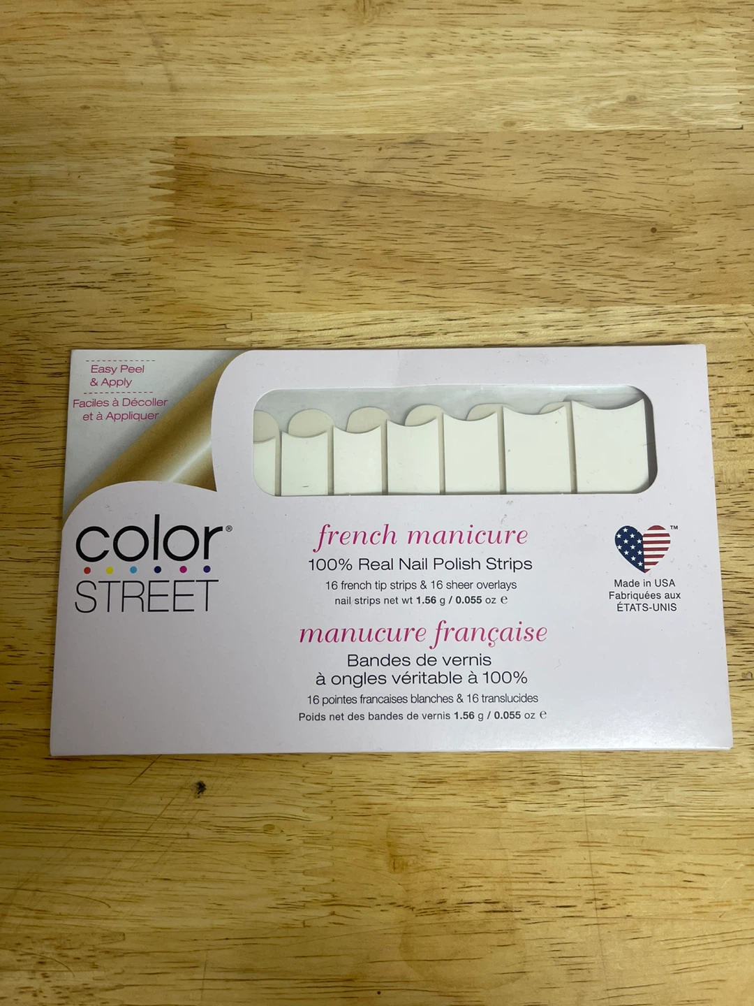 Color Street French Manicure Nail Polish Strips