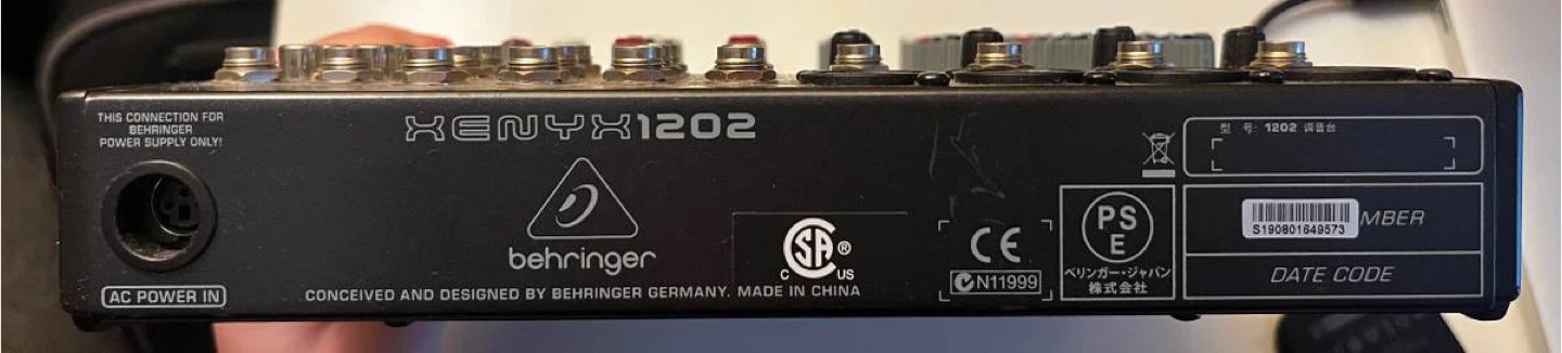 Berhringer XENYX1202 Premium 12-Input 2-Bus Mixer - photo 2