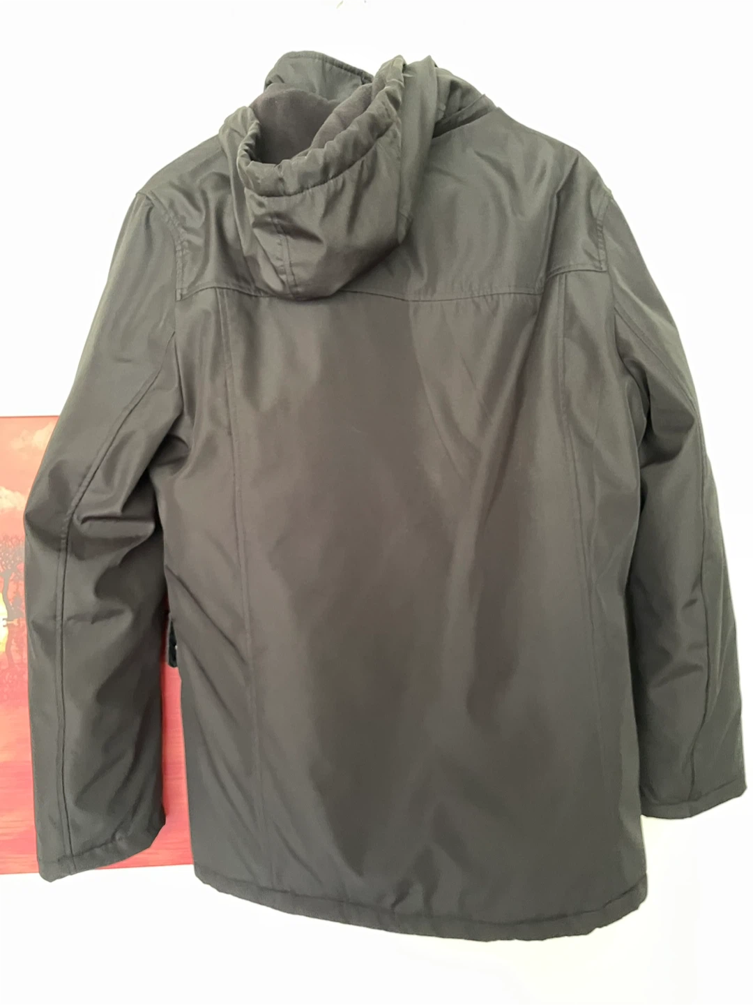 Calvin Klein Black Hooded Jacket - Size Small - photo 2