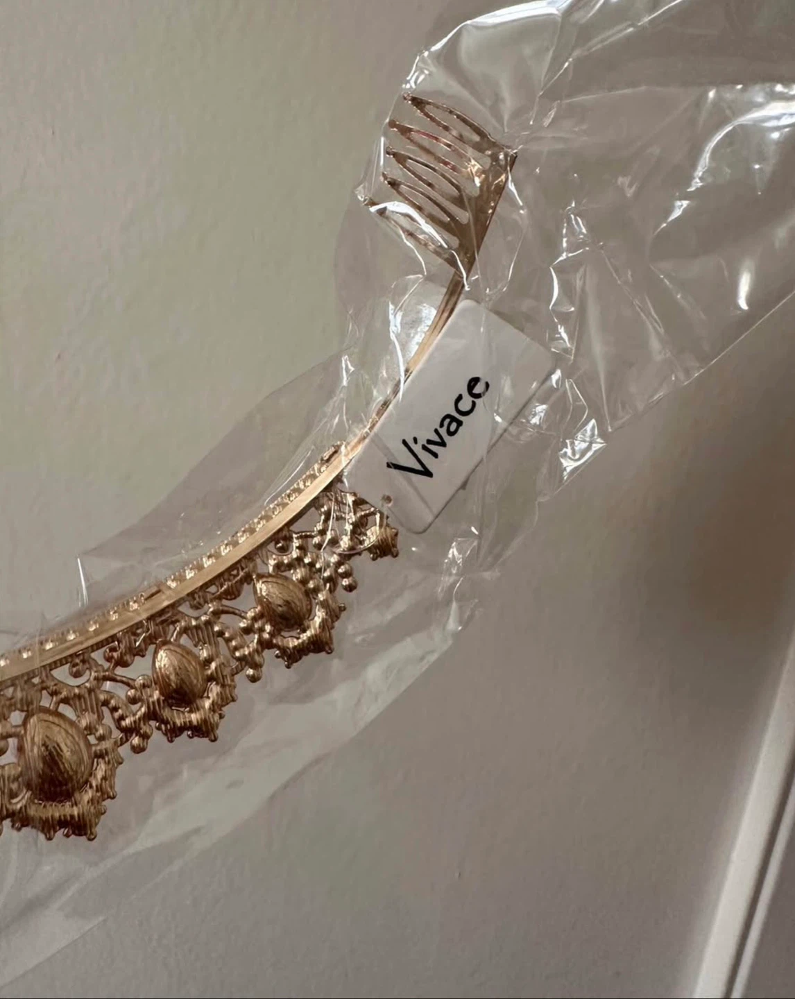 Tiara Crown - Rose Gold with Pink Jewels - photo 3