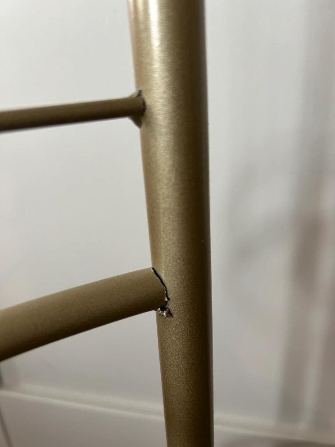 Two tier gold metal and glass bar cart - photo 3