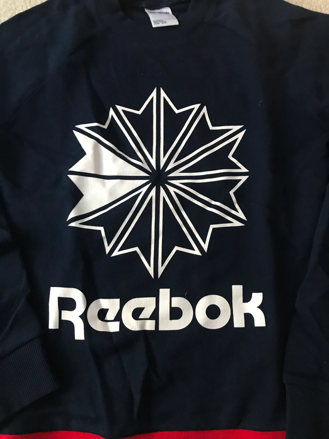 Reebok Navy Blue Crewneck Sweatshirt 🥕 - photo 3
