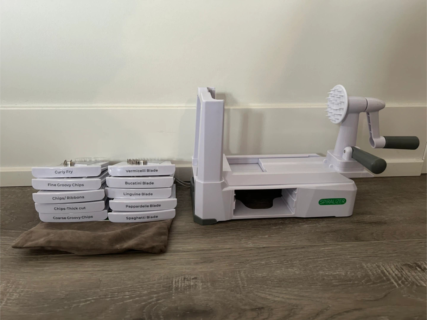 Tabletop vegetable spiralizer + set of blades - photo 5