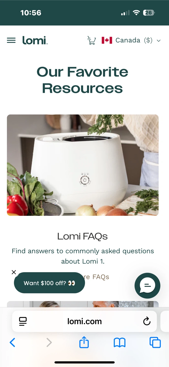 LOMI composter and kitchen waste recycling