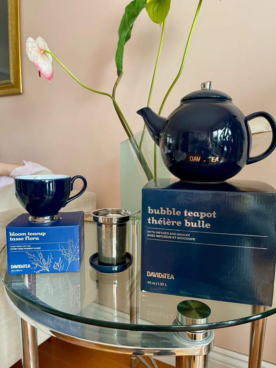 Brand new DAVIDsTEA Bloom Teacup set