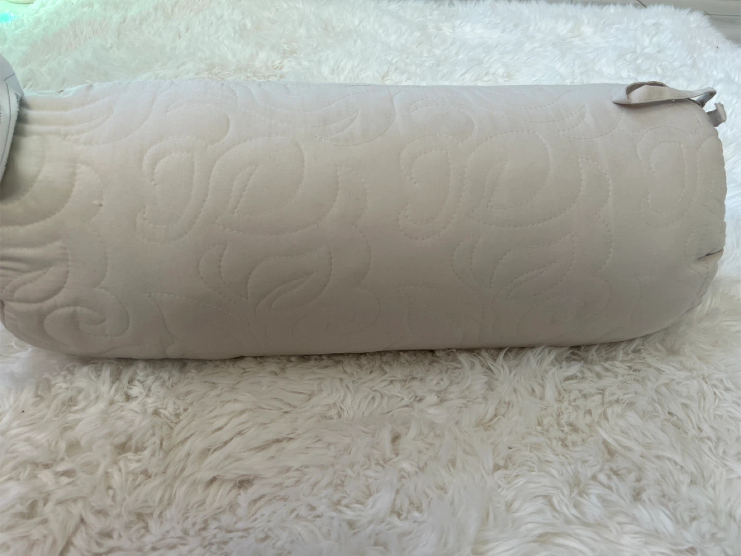 Cream Bolster Pillow - Enjoy Home