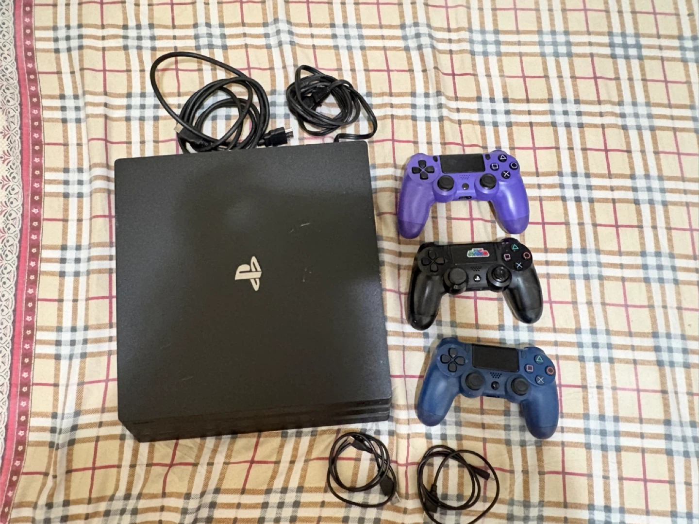 Sony PlayStation 4 Pro 1TB Console with 3 Controllers