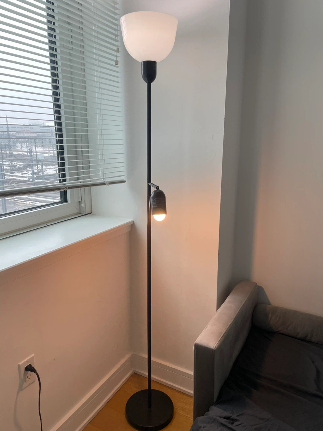 Adjustable Floor Lamp with Reading Light