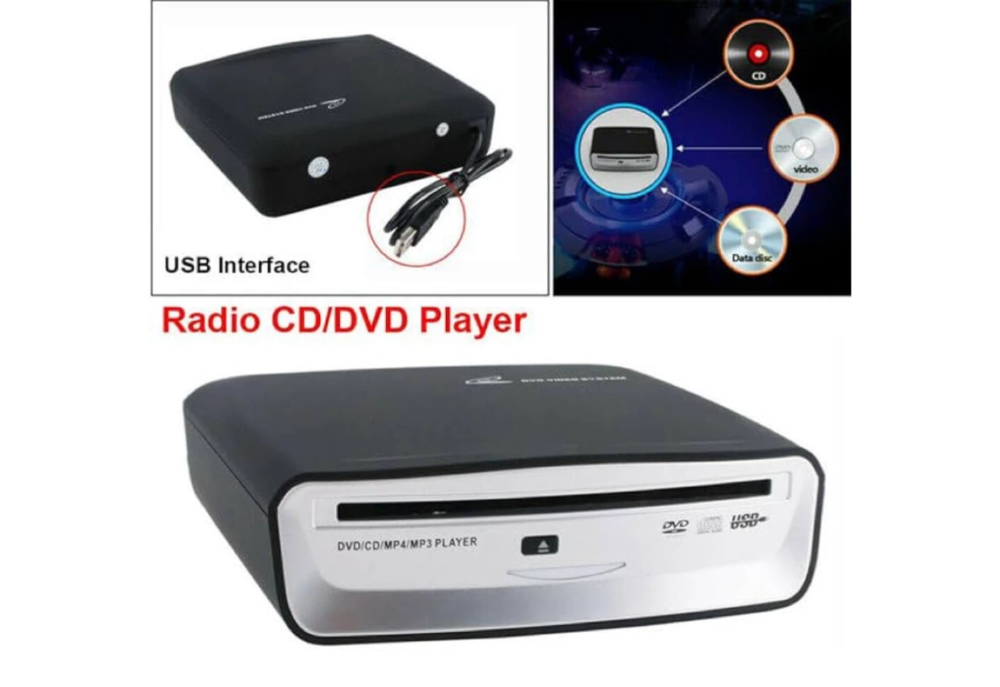 Car USB DVD Player CD MP3 - photo 4