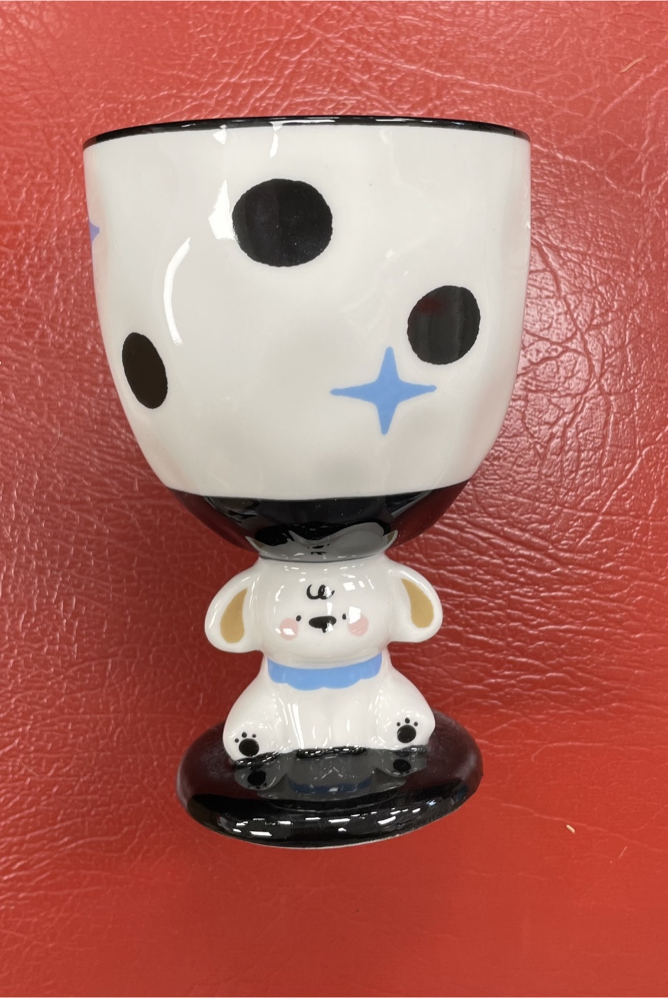 Ceramic Dog Egg Cup Holder