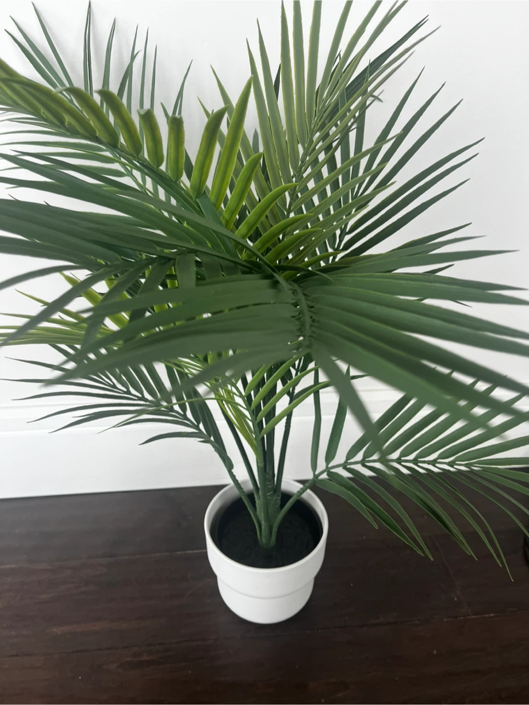 Artificial Palm Plant in White Pot - photo 2