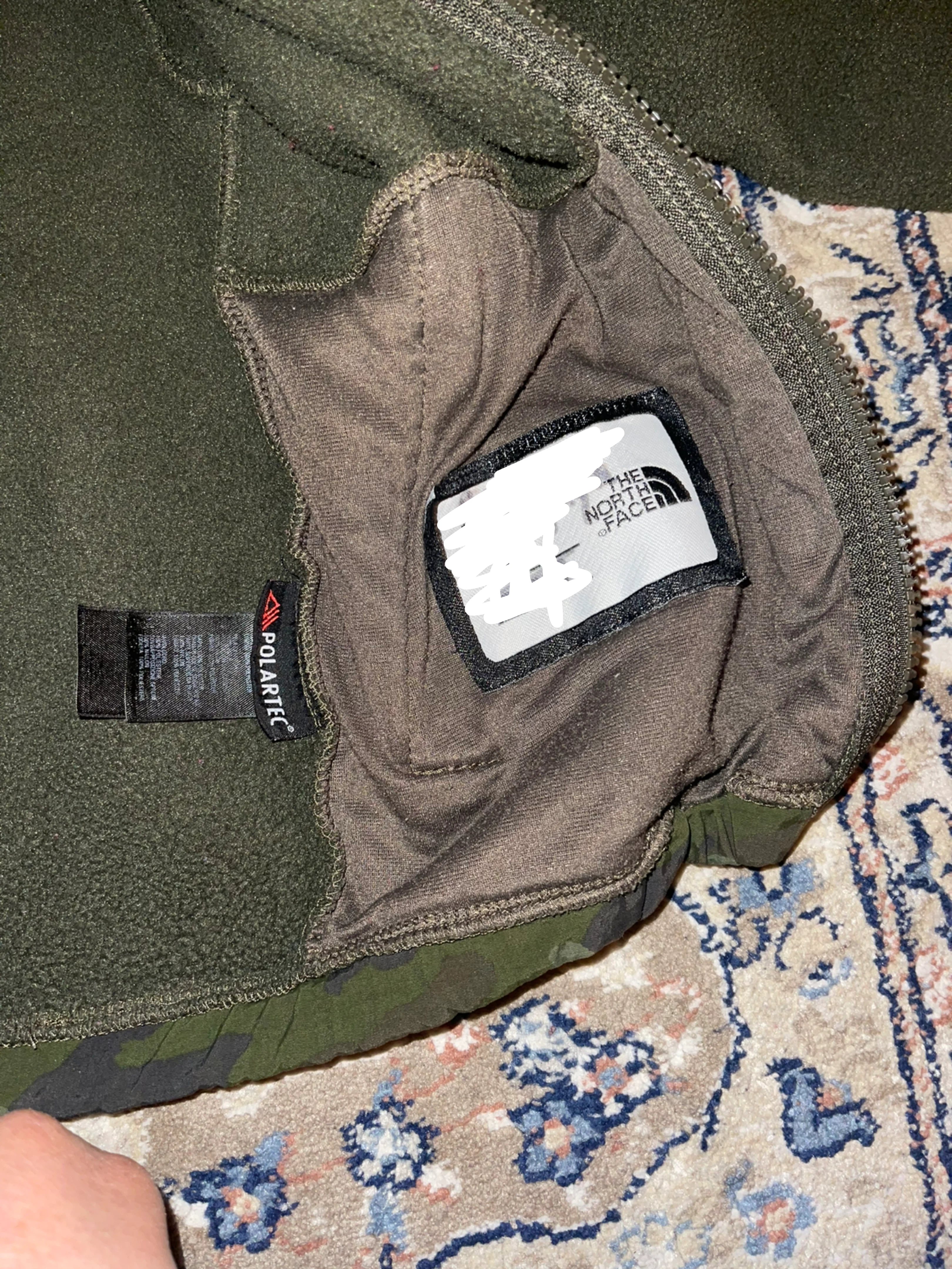 The North Face Boys' Fleece Jacket - Camo/Olive Green - photo 4