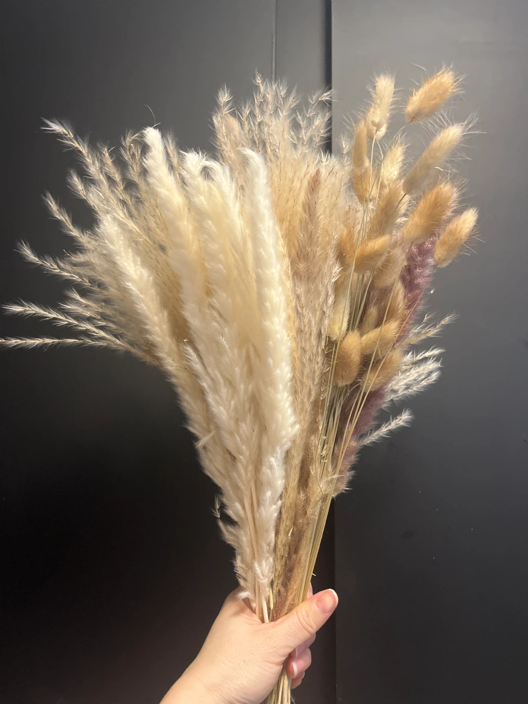 Dried Pampas Grass & Bunny Tail Arrangement