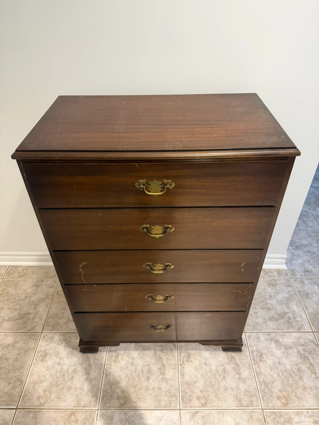 Vintage Wooden Dresser Chest of Drawers
