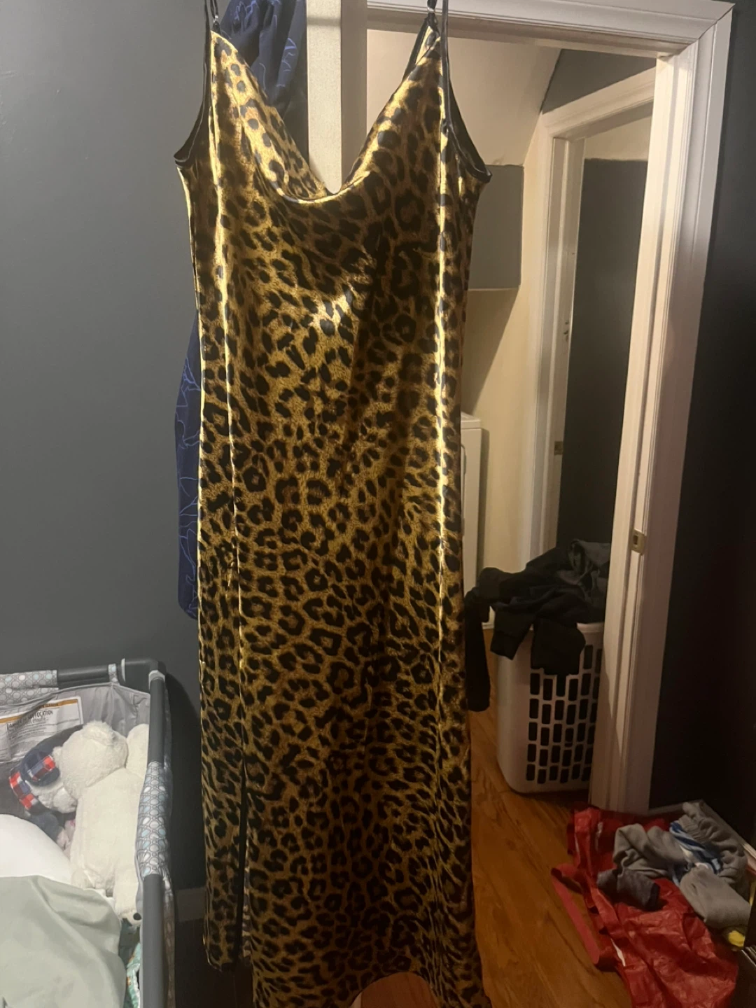 Leopard Print Slip Dress - photo 2