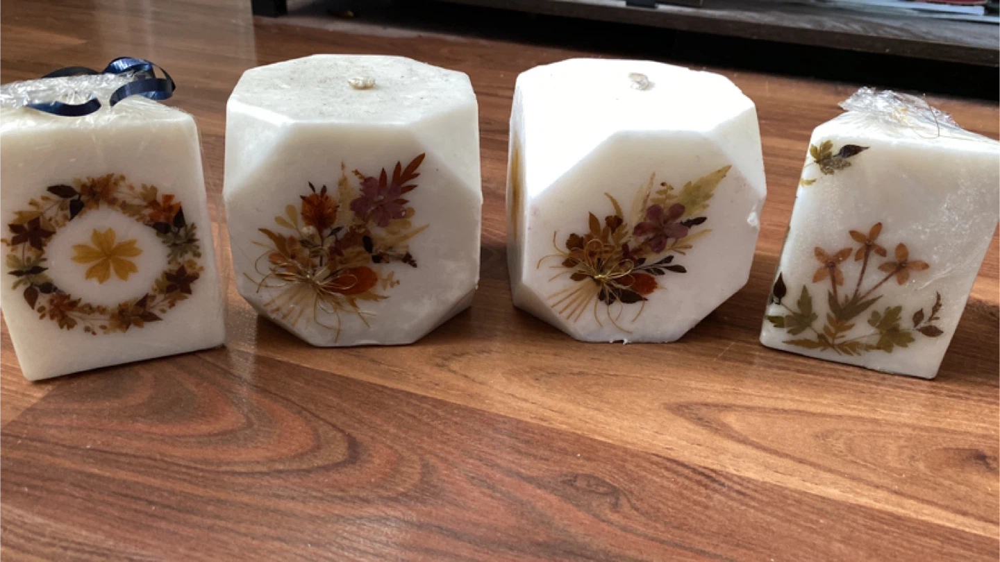 Set of 20 Botanical Candles - photo 5