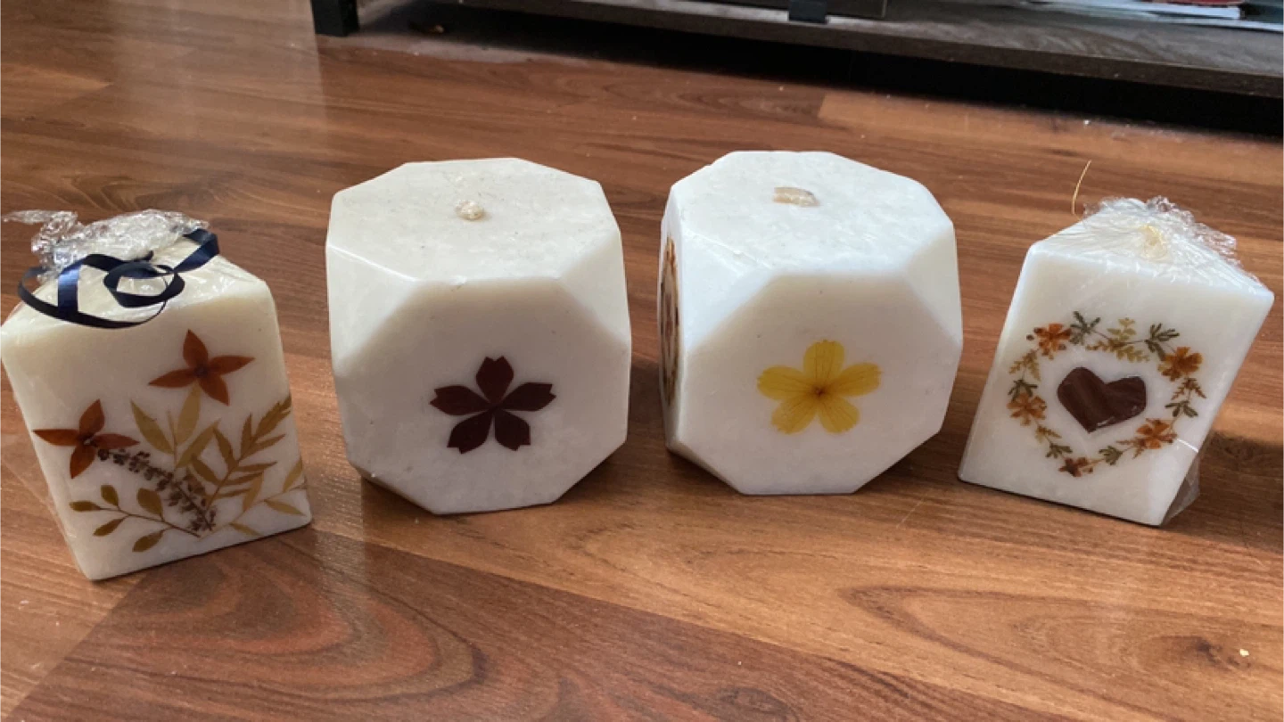 Set of 20 Botanical Candles - photo 4