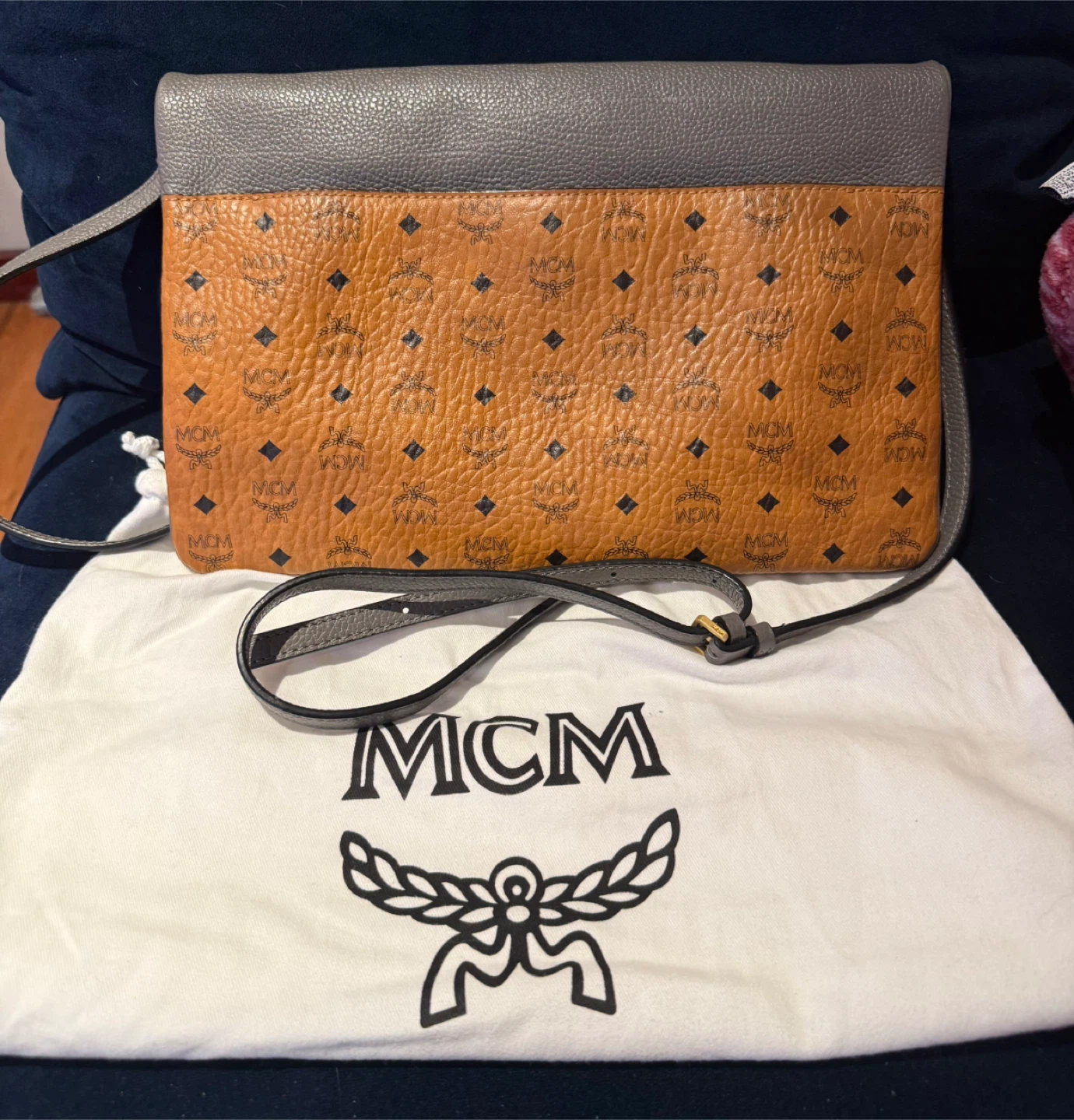 MCM Visetos Clutch/Shoulder Bag - photo 4