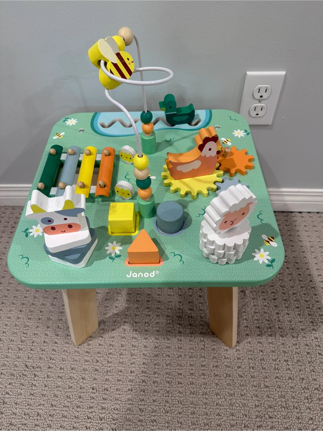 Janod Activity Table for babies and toddlers