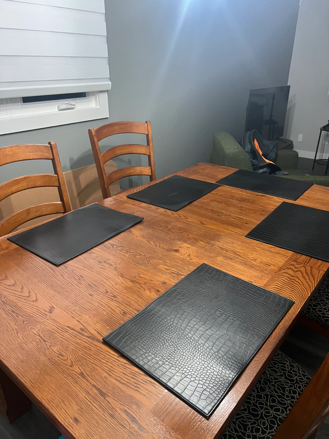 Wooden Dining Table with Drawer - photo 3
