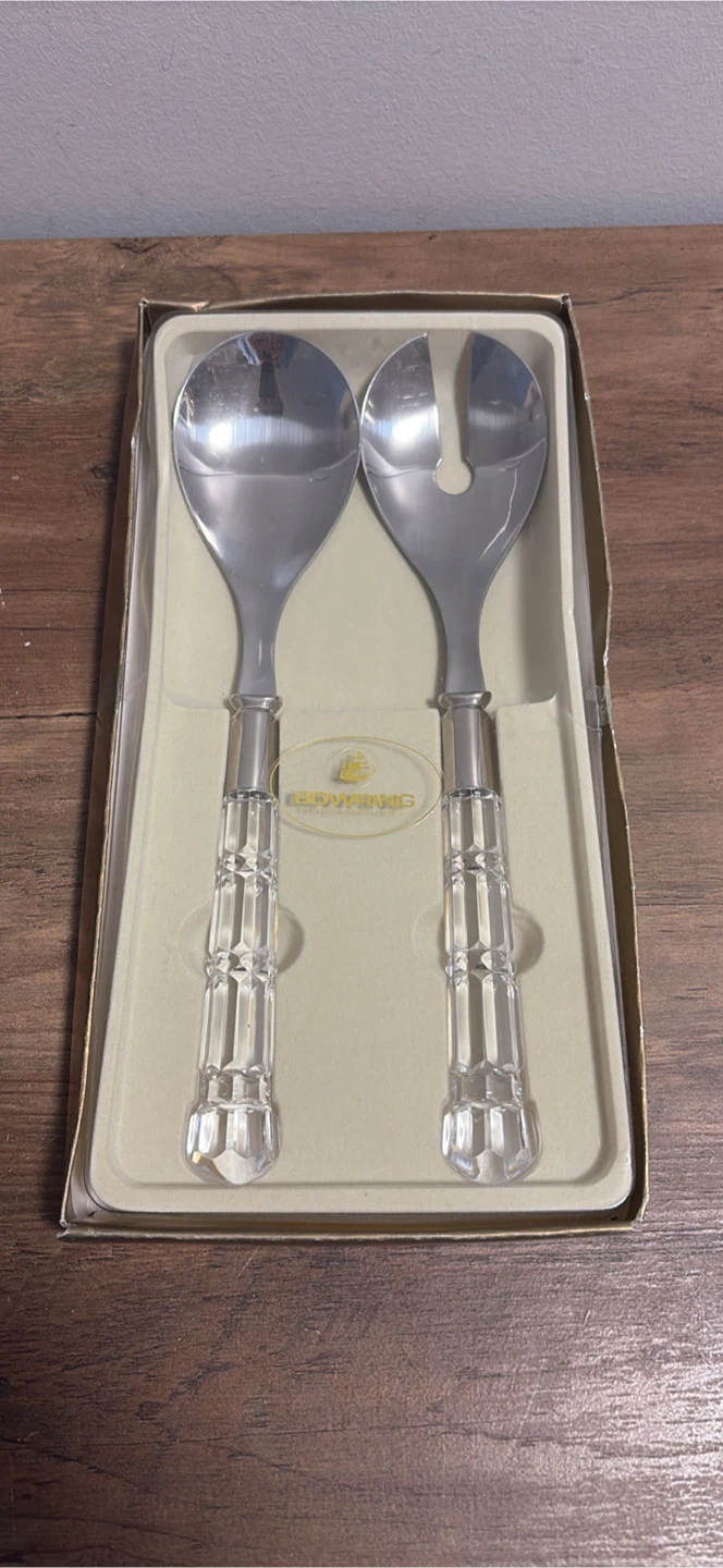 Vintage Bowring 2-Piece Salad Set