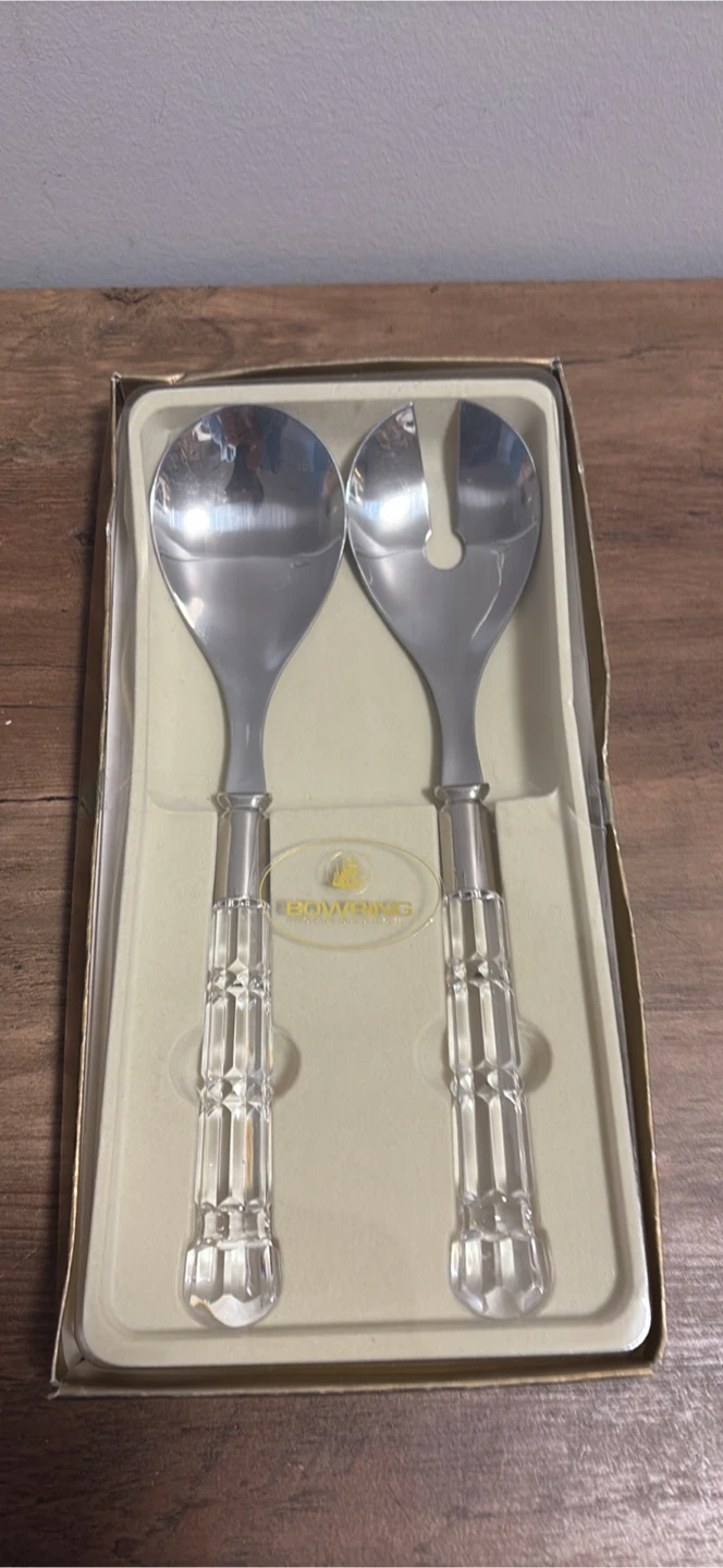 Vintage Bowring 2-Piece Salad Set - photo 5