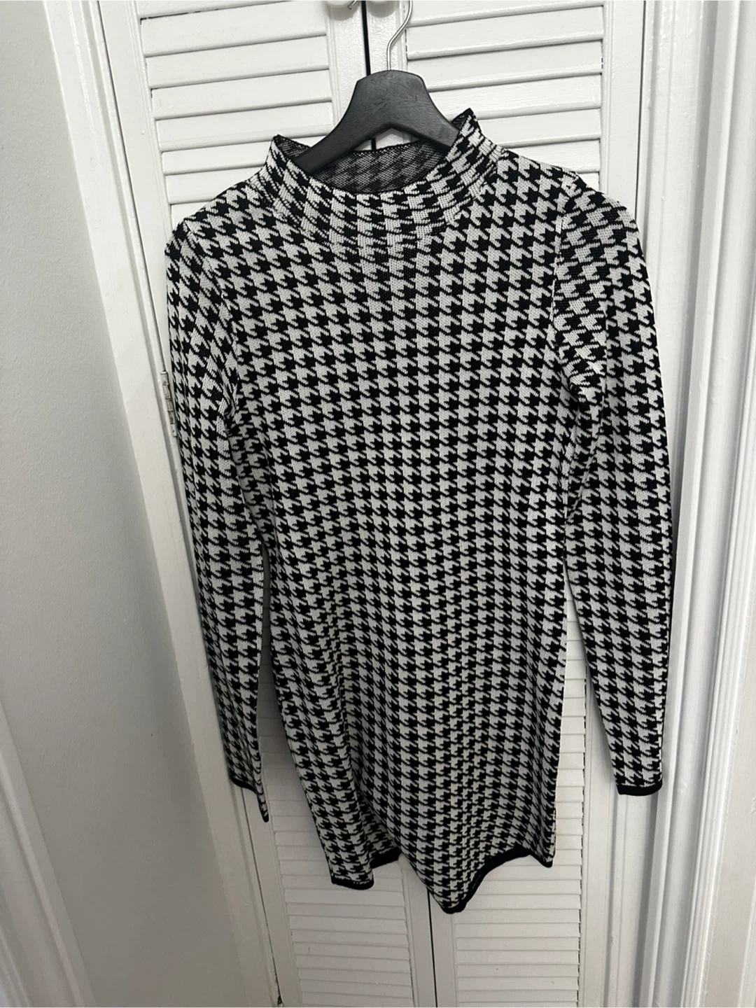 New Fashion Nova Houndstooth Sweater Dress - photo 2
