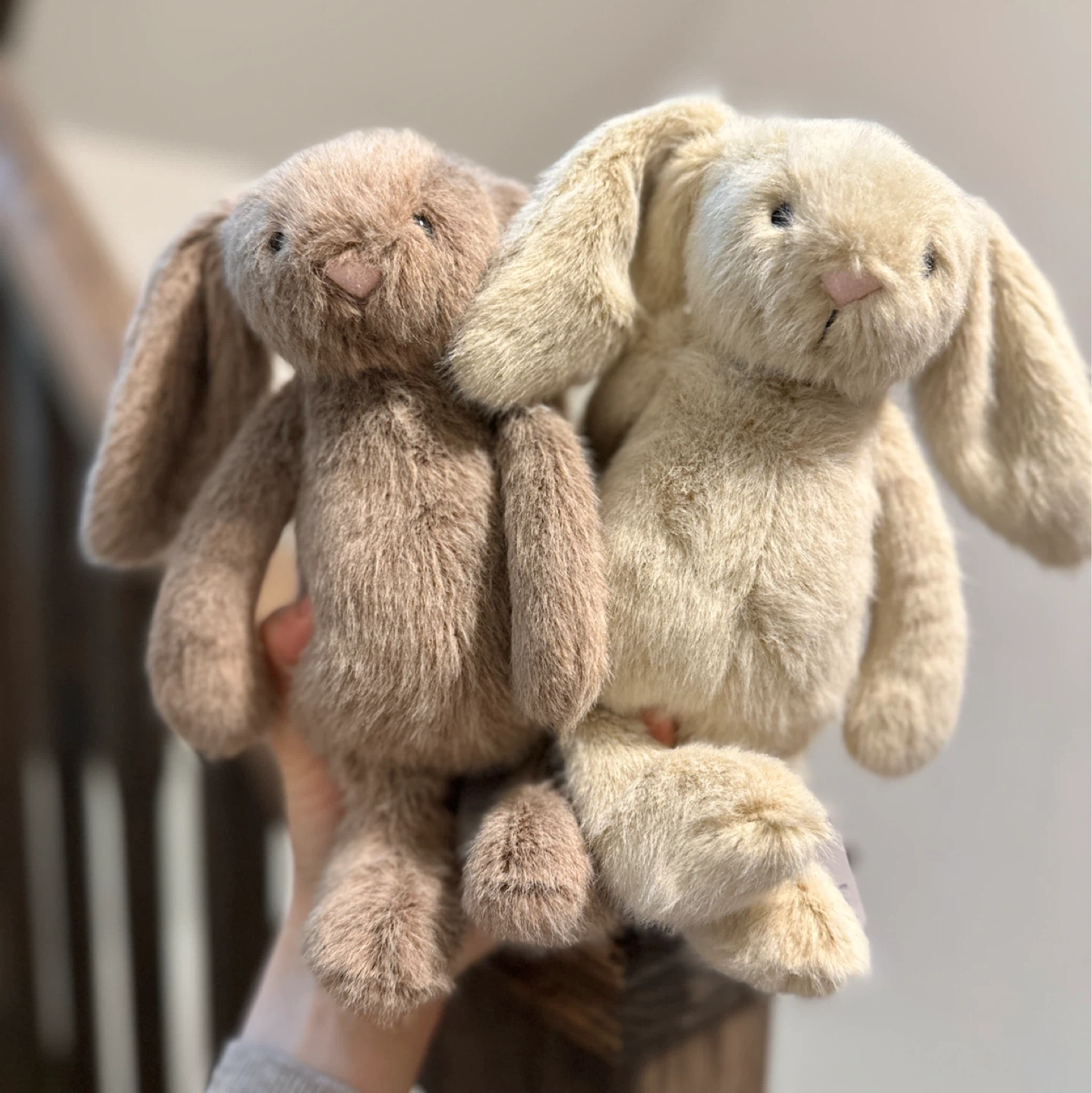 Jellycat Flufflet Bunnies 🐰 Fawn & Wheat