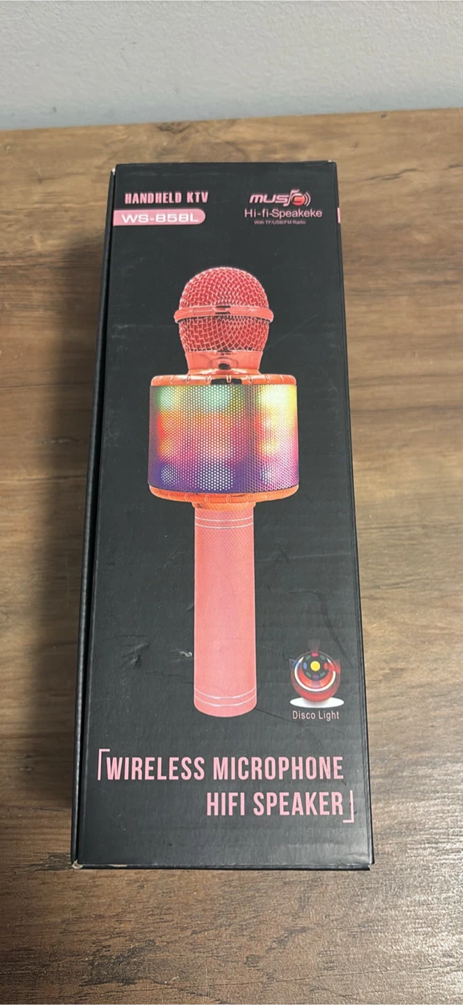 MU SO Wireless Microphone Hifi Speaker WS-B58L