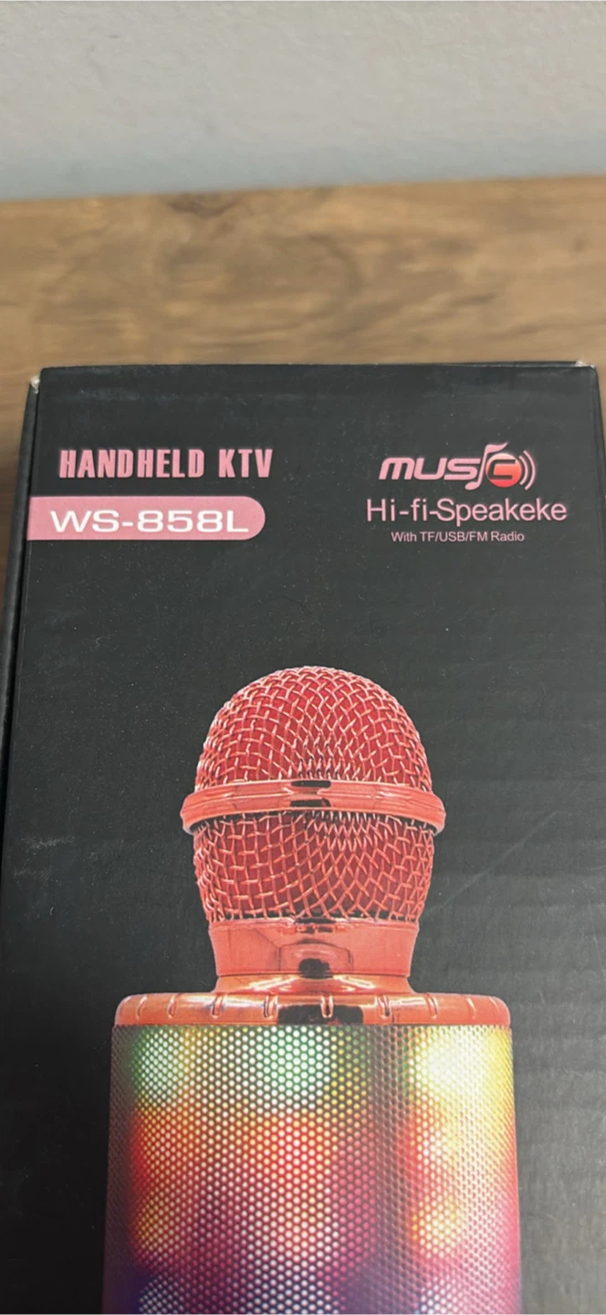 MU SO Wireless Microphone Hifi Speaker WS-B58L - photo 2