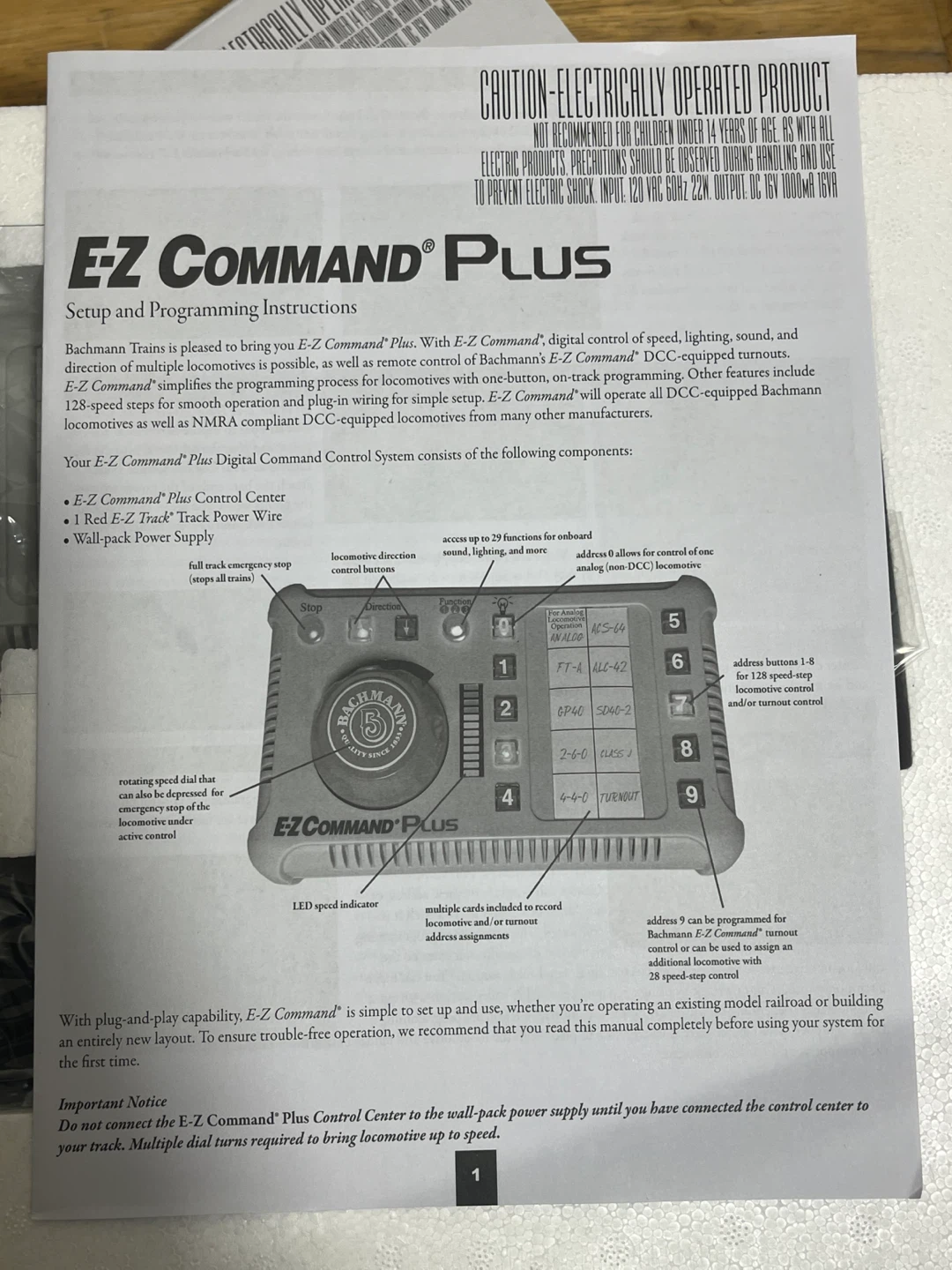 Bachmann EZ Command Plus Digital Command Control System - photo 4