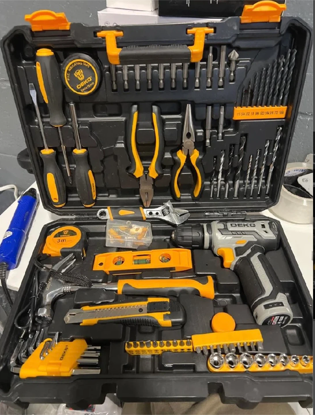 DEKO 12V Cordless Drill and Tool Set - photo 4