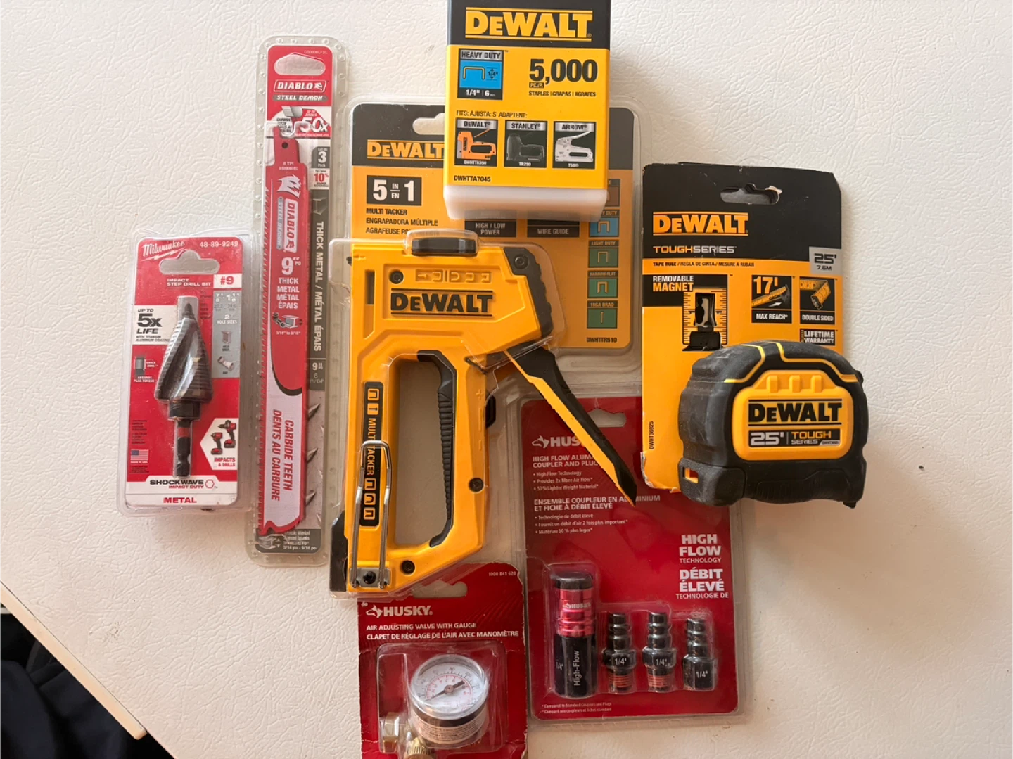 Multiple tool and accessories