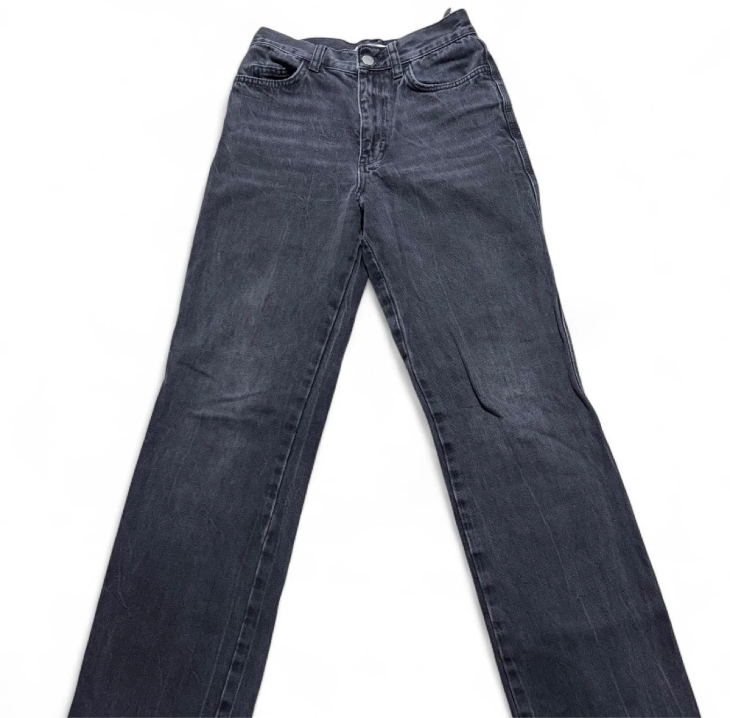 🖤Zara Grey Denim Jeans Size US 2 - photo 2