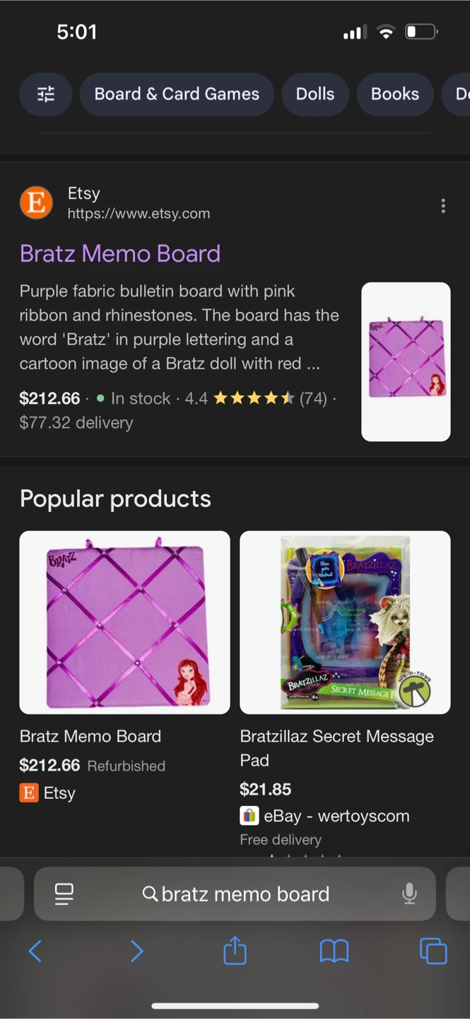 Bratz Memo Board - photo 2