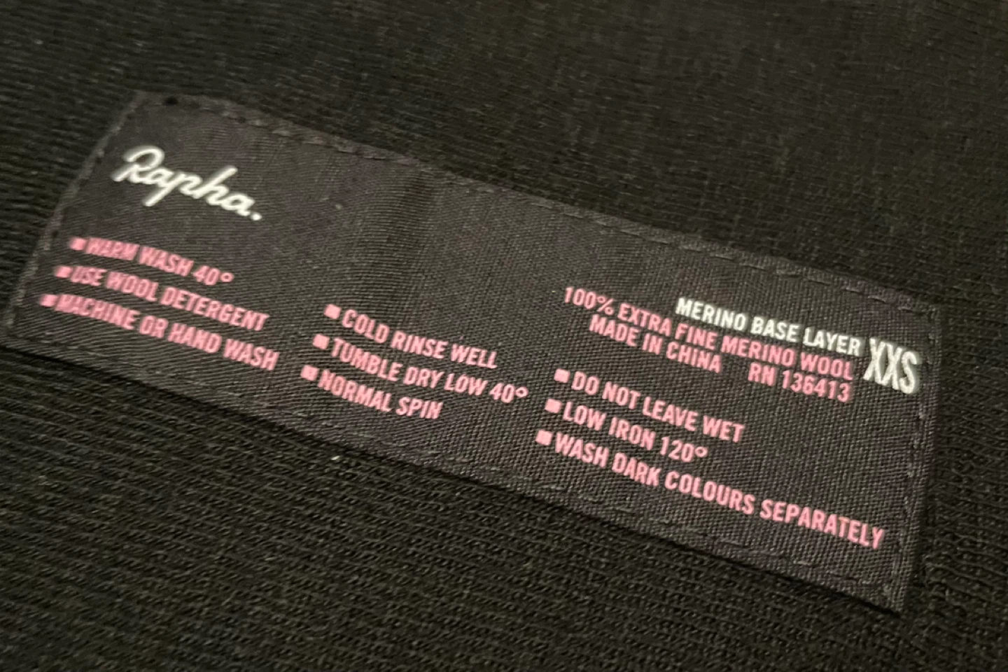 NWOT Rapha Merino Base Layer Tank Top - XXS - Black - photo 2