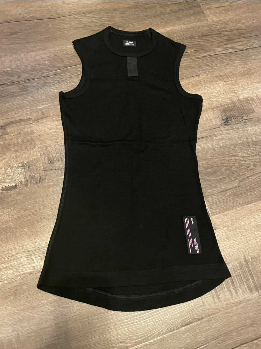 NWOT Rapha Merino Base Layer Tank Top - XXS - Black