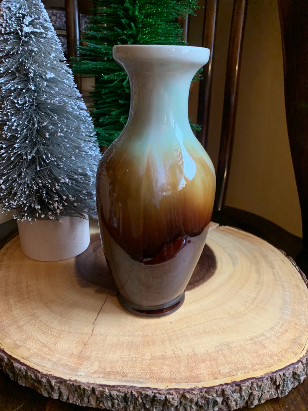 Drip Glazed Pottery Vase - photo 3