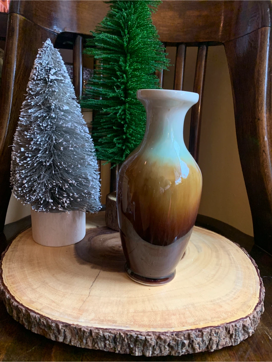 Drip Glazed Pottery Vase - photo 2
