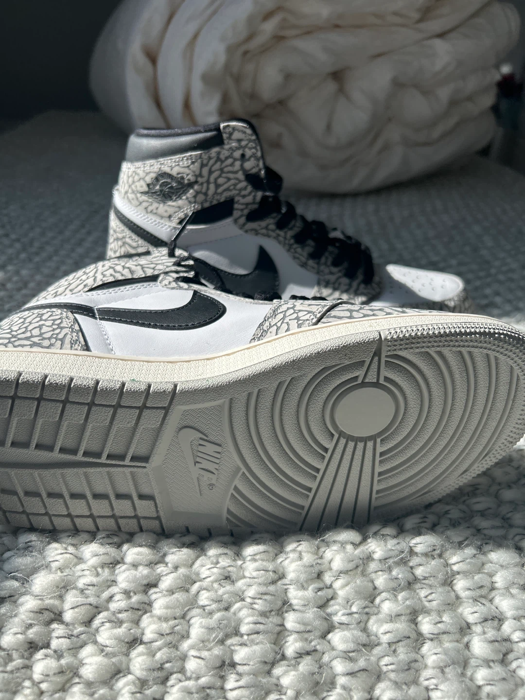 Nike Air Jordan 1 "Elephant Print" High Top Sneakers - photo 2