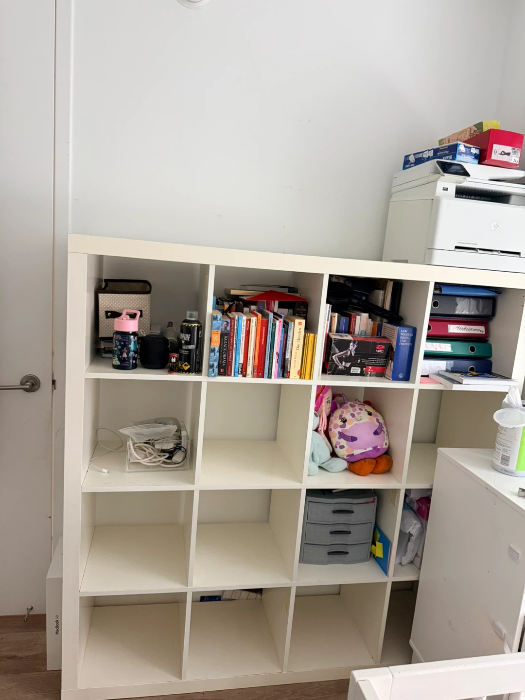 Ikea Kallax White 16 Cube Shelf Unit